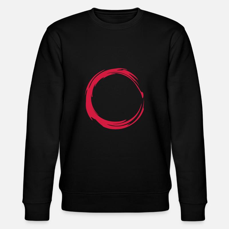Kreis Design Symbol - Stanley/Stella Unisex Bio-Sweatshirt CHANGER  - Schwarz