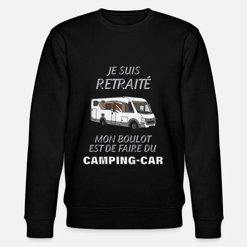 Retrait et boulot camping car - Sweat bio CHANGER Stanley/Stella Unisexe - noir