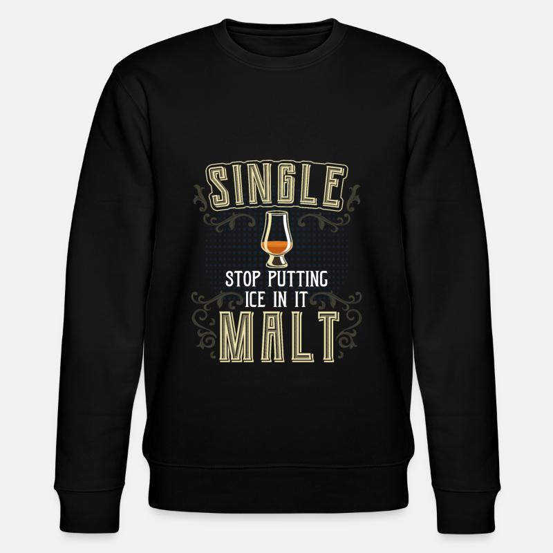 single malt Whisky - Stanley/Stella CHANGER Unisex Organic Sweatshirt - black