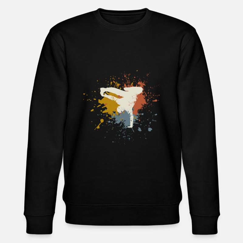 Breakdance retro - Stanley/Stella CHANGER Unisex Organic Sweatshirt - black