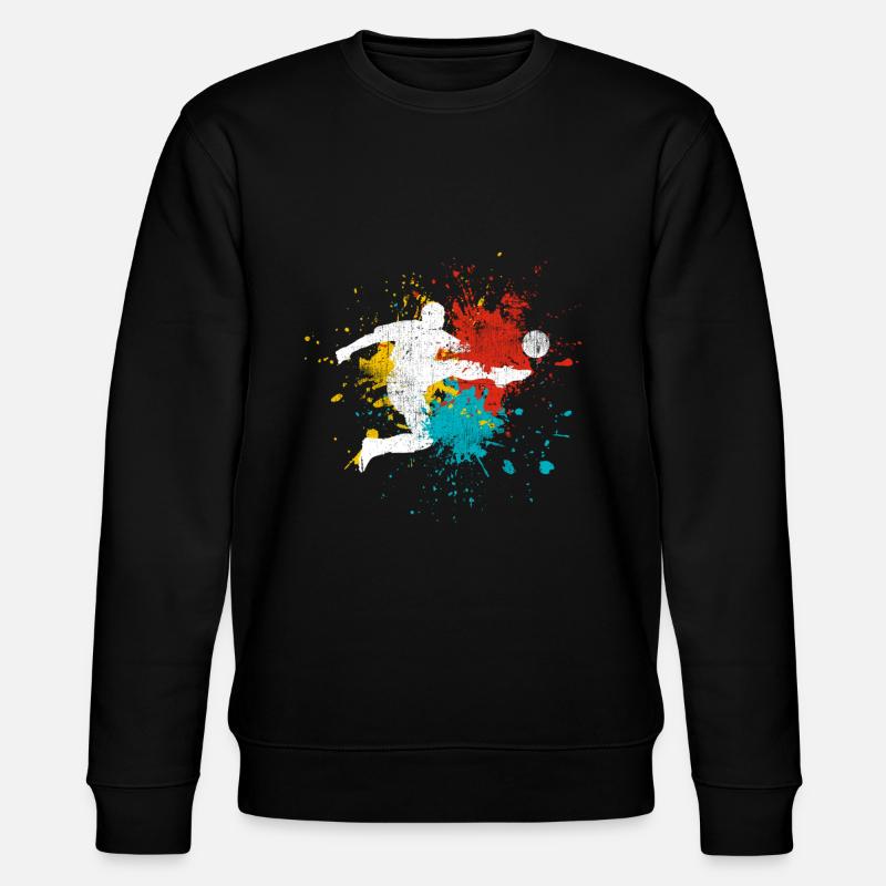 Fußball - Stanley/Stella Unisex Bio-Sweatshirt CHANGER  - Schwarz