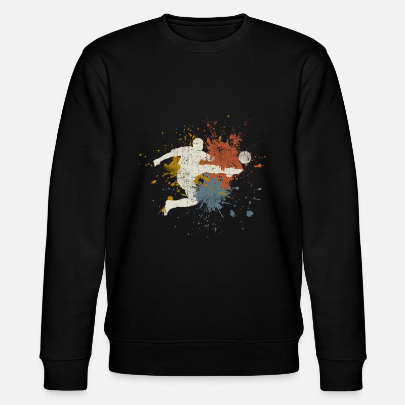 Soccer rétro - Sweat bio CHANGER Stanley/Stella Unisexe - noir