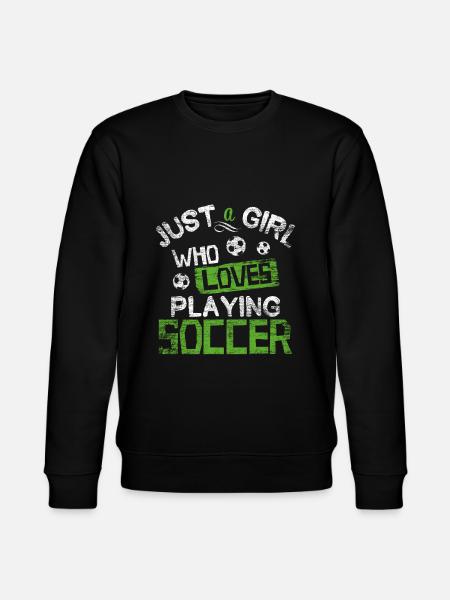 Fußball Mädchen - Stanley/Stella Unisex Bio-Sweatshirt CHANGER  - Schwarz