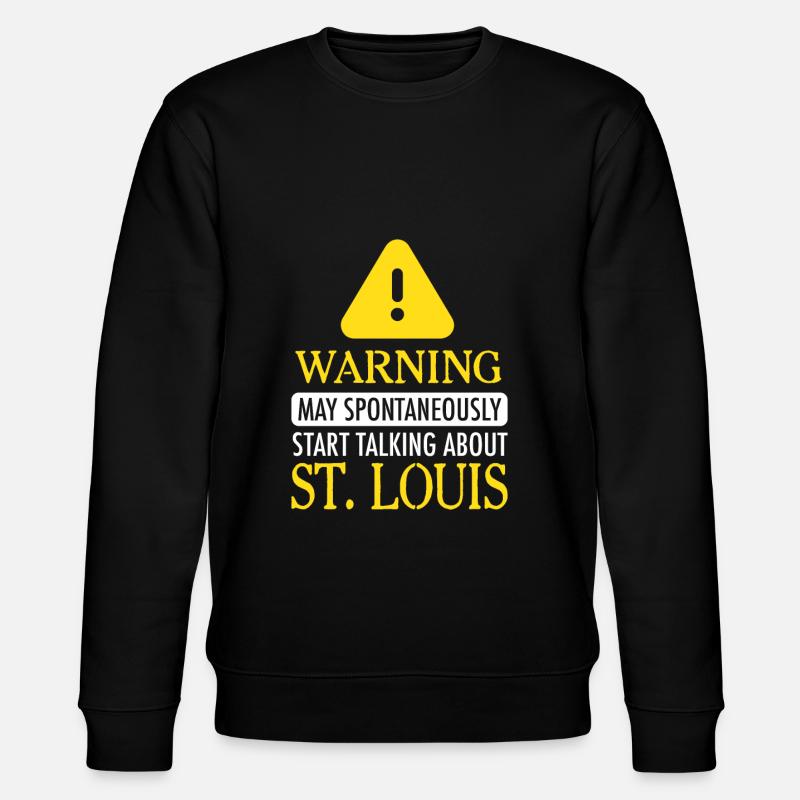 WARNING: St. Louis - Stanley/Stella CHANGER Unisex Organic Sweatshirt - black