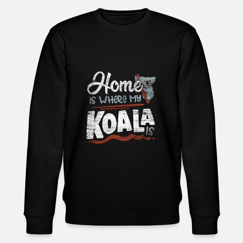 Koala bear - Stanley/Stella CHANGER Unisex Organic Sweatshirt - black