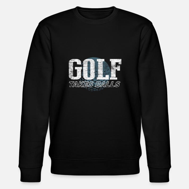 golf - Stanley/Stella CHANGER Unisex Organic Sweatshirt - black