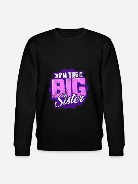 Big sister - Stanley/Stella CHANGER Unisex Organic Sweatshirt - black