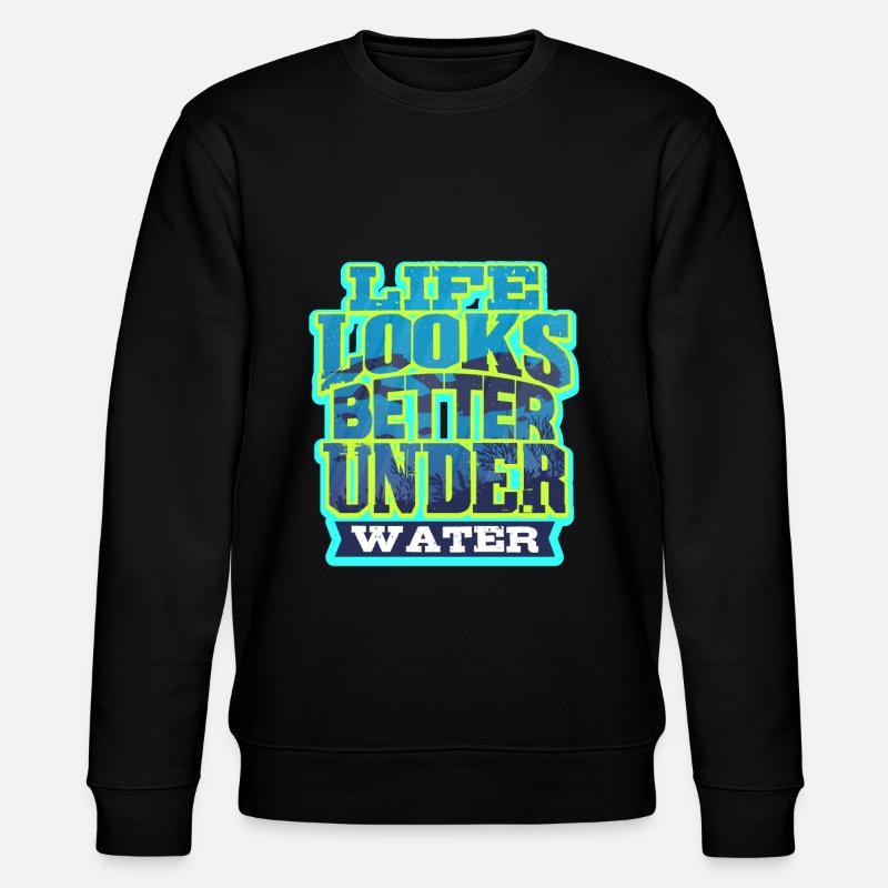 Plongeur - Sweat bio CHANGER Stanley/Stella Unisexe - noir