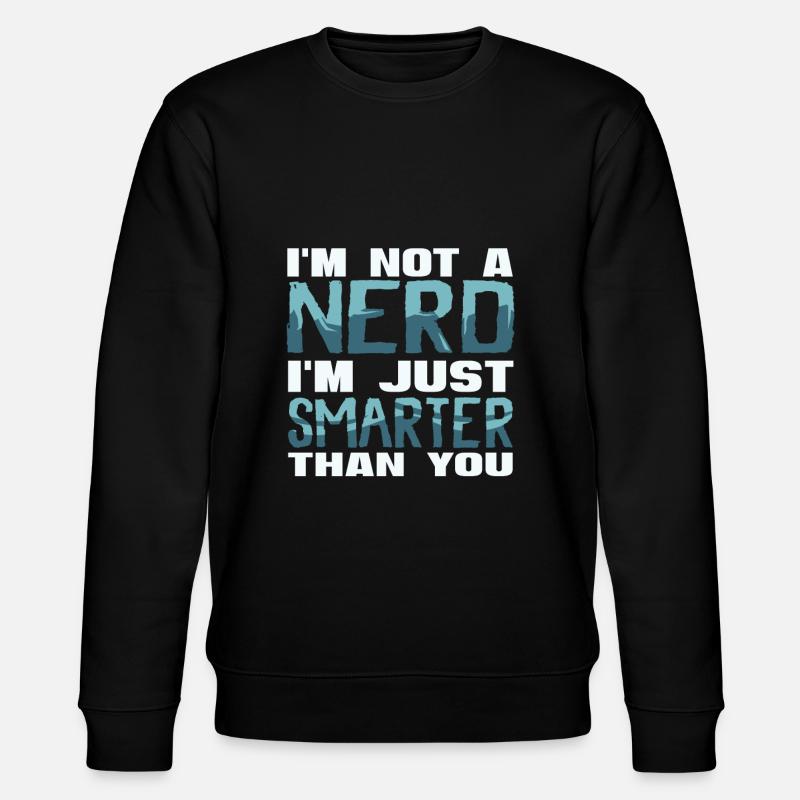 Nerd - Stanley/Stella CHANGER Unisex Organic Sweatshirt - black