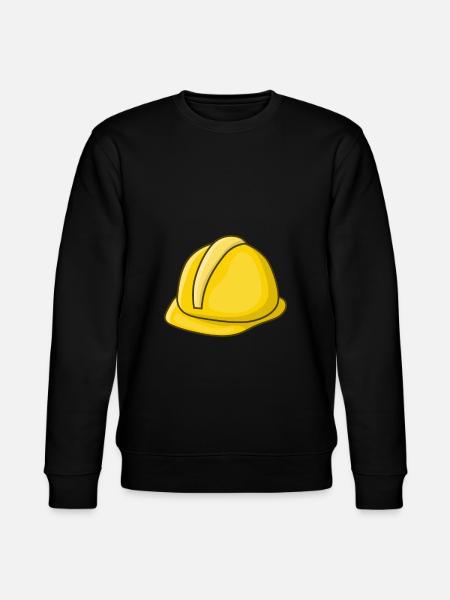 Hardhat construction worker craftsman - Stanley/Stella CHANGER Unisex Organic Sweatshirt - black