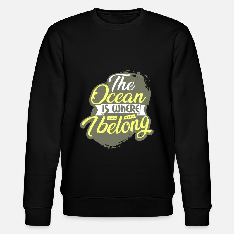 Plongée plongée - Sweat bio CHANGER Stanley/Stella Unisexe - noir