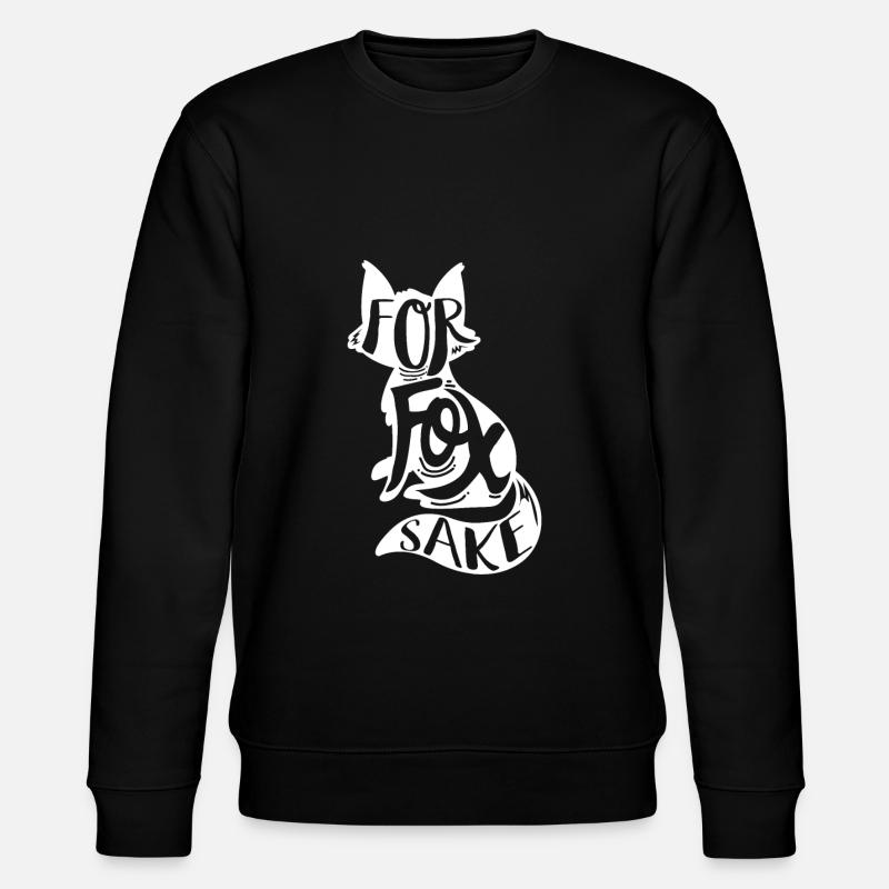 Fox - Stanley/Stella CHANGER Unisex Organic Sweatshirt - black