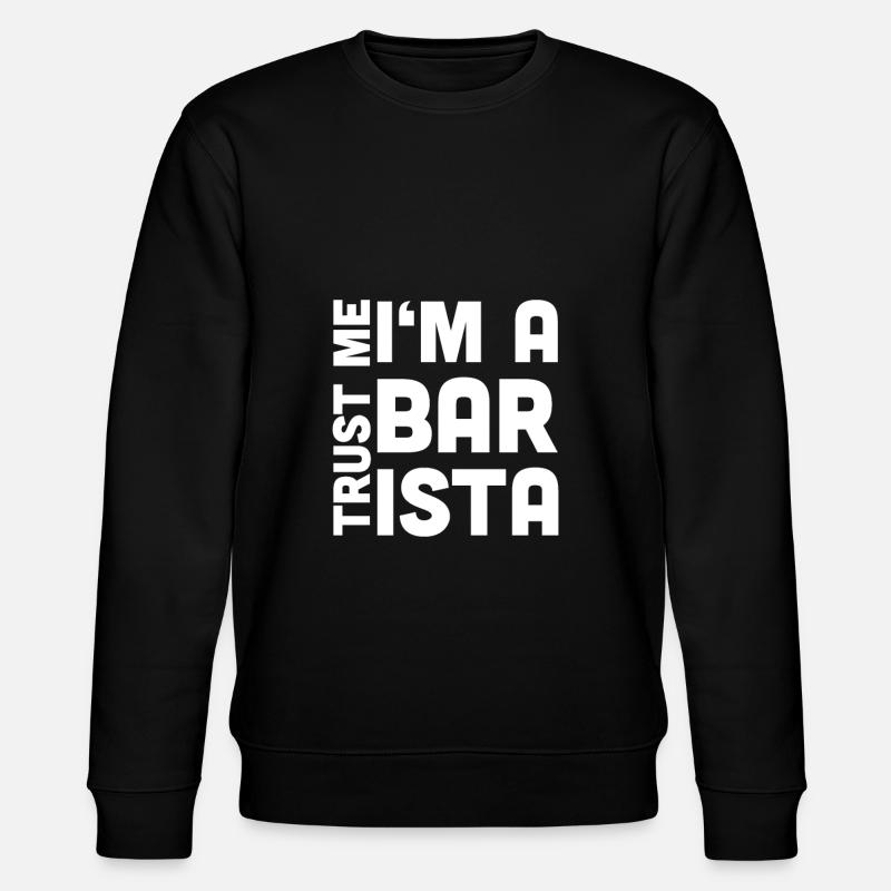 Barista - Stanley/Stella Unisex Bio-Sweatshirt CHANGER  - Schwarz