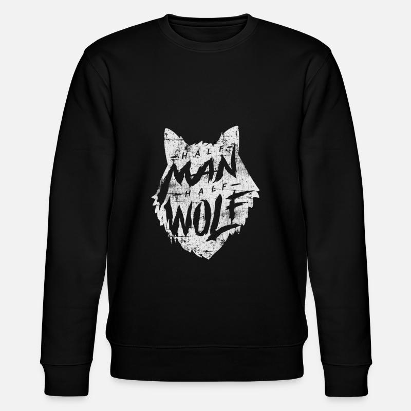 wolf - Stanley/Stella CHANGER Unisex Organic Sweatshirt - black