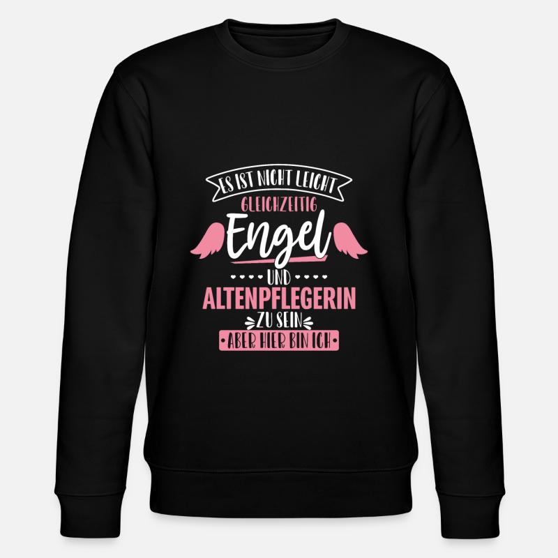 Altenpflegerin - Stanley/Stella Unisex Bio-Sweatshirt CHANGER  - Schwarz