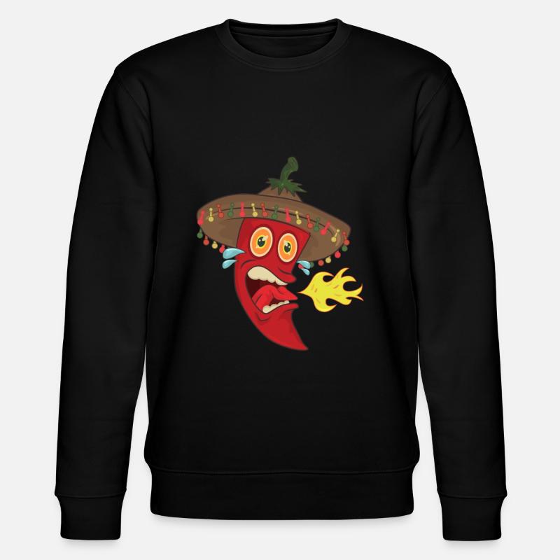 Chilli cook chef - Stanley/Stella CHANGER Unisex Organic Sweatshirt - black