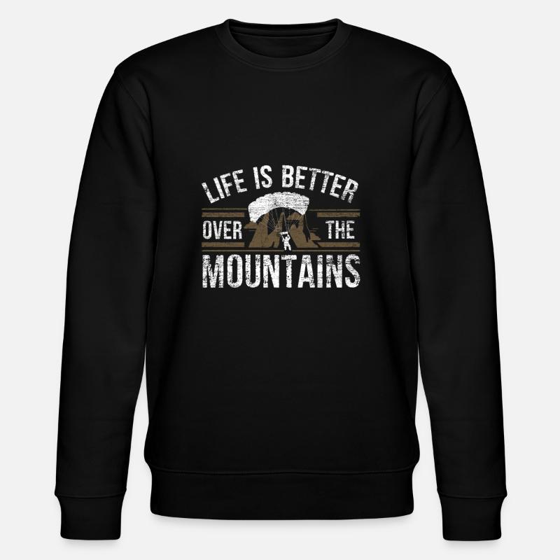Paragliding paraglider - Stanley/Stella CHANGER Unisex Organic Sweatshirt - black