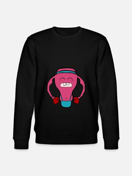 Gebärmutter Feminismus Feministin - Stanley/Stella Unisex Bio-Sweatshirt CHANGER  - Schwarz