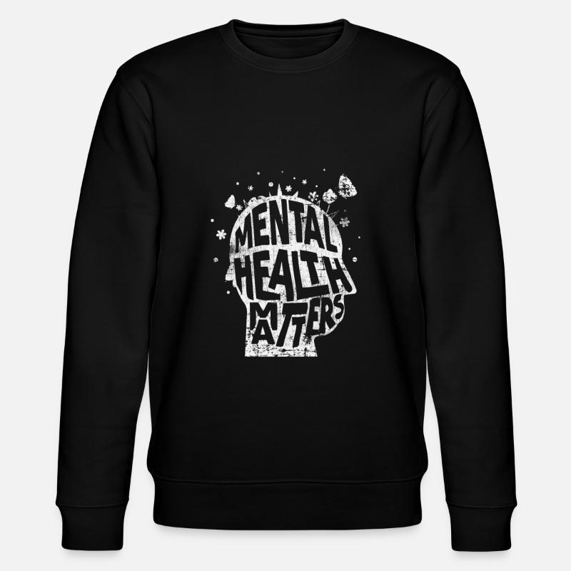 Santé mentale Santé mentale - Sweat bio CHANGER Stanley/Stella Unisexe - noir