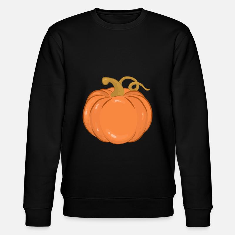 Kürbis - Stanley/Stella Unisex Bio-Sweatshirt CHANGER  - Schwarz