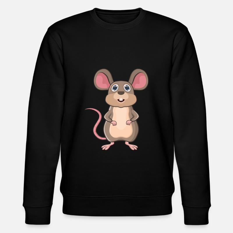 Maus - Stanley/Stella Unisex Bio-Sweatshirt CHANGER  - Schwarz