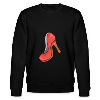 High Heels - Stanley/Stella Unisex Bio-Sweatshirt CHANGER  - Schwarz - Vorne - Nik (191cm) & Marisol (170cm)