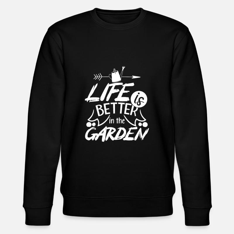 Gärtner Garten - Stanley/Stella Unisex Bio-Sweatshirt CHANGER  - Schwarz