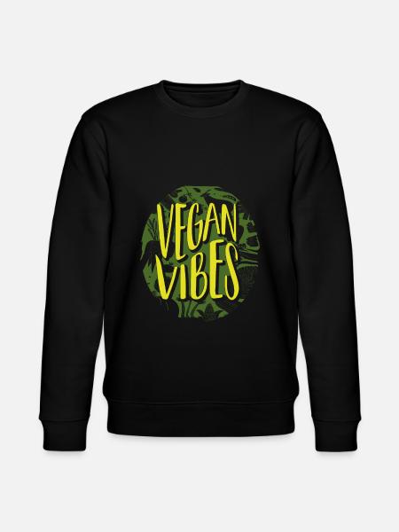 Vegan vegans - Stanley/Stella CHANGER Unisex Organic Sweatshirt - black