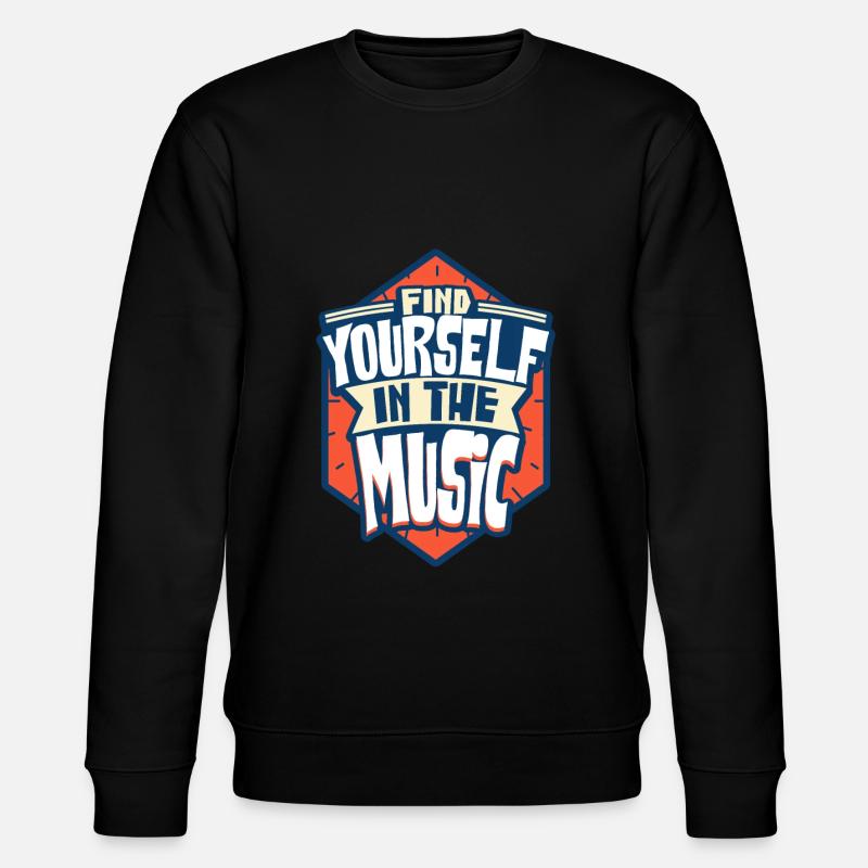 Musik - Stanley/Stella Unisex Bio-Sweatshirt CHANGER  - Schwarz