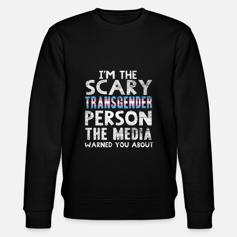 Transgender Trans - Stanley/Stella Unisex Bio-Sweatshirt CHANGER  - Schwarz