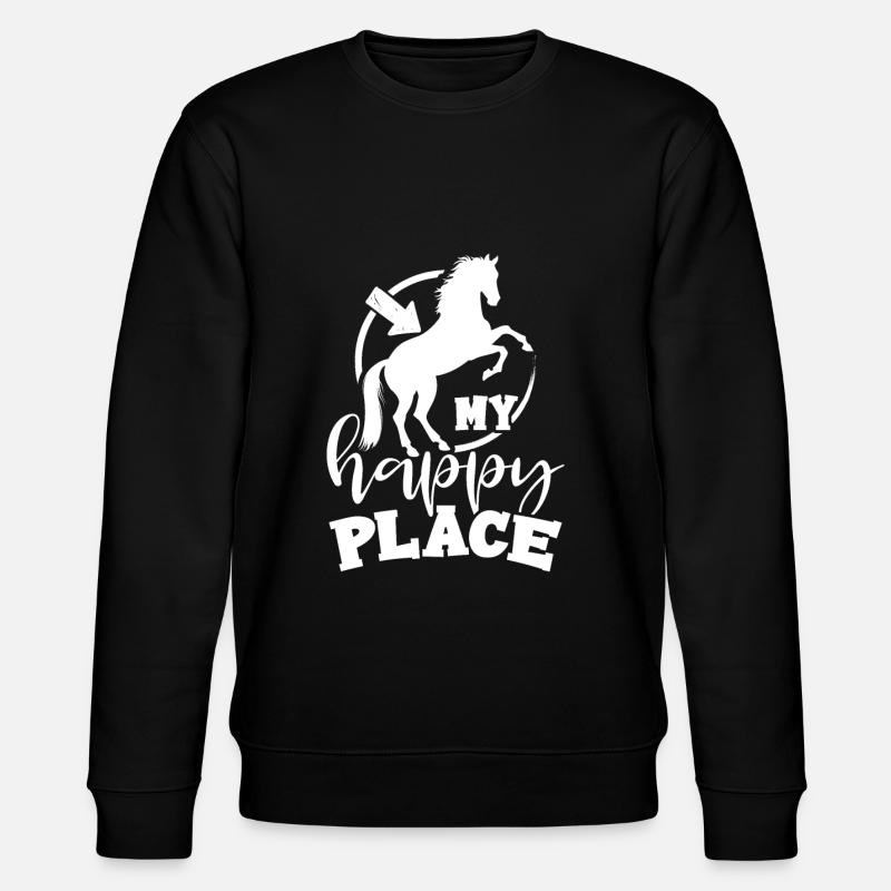 Cheval Cavaliers Équitation - Sweat bio CHANGER Stanley/Stella Unisexe - noir
