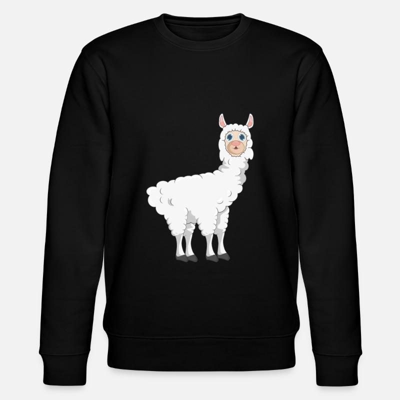 Alpaka Lama - Stanley/Stella Unisex Bio-Sweatshirt CHANGER  - Schwarz