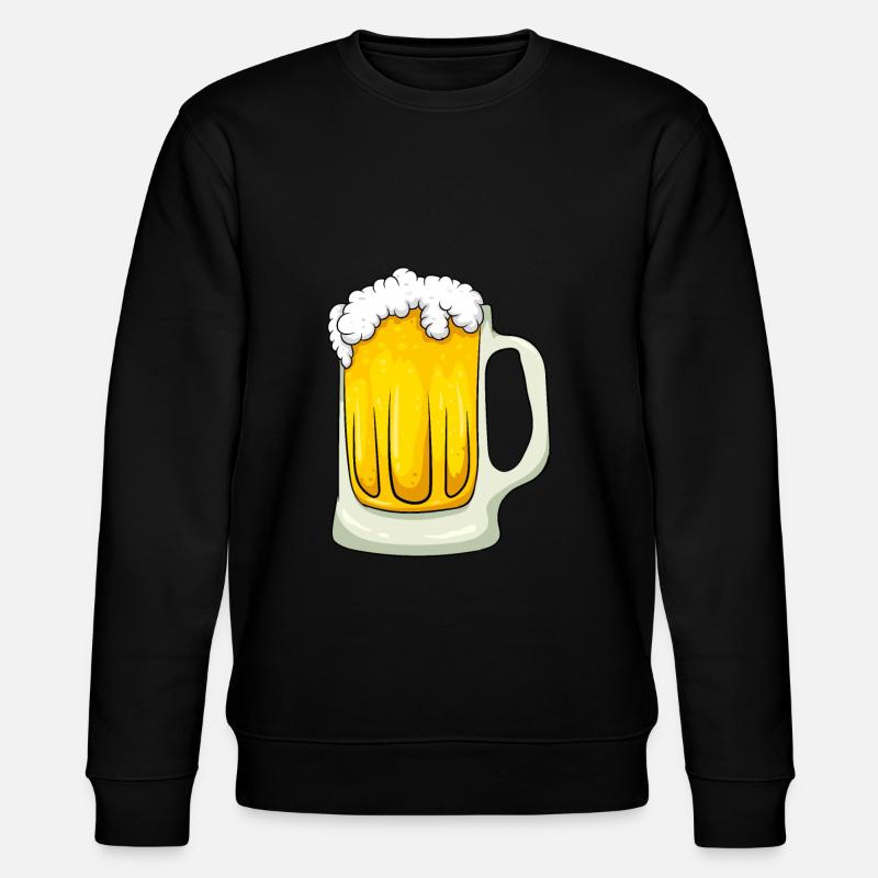 Bier Bierkrug - Stanley/Stella Unisex Bio-Sweatshirt CHANGER  - Schwarz