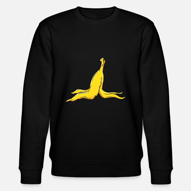 Bananenschale Banane - Sweat bio CHANGER Stanley/Stella Unisexe - noir