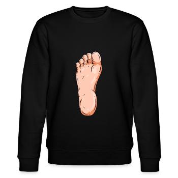 Fuß - Stanley/Stella Unisex Bio-Sweatshirt CHANGER  - Schwarz - Vorne - Nik (191cm) & Marisol (170cm)