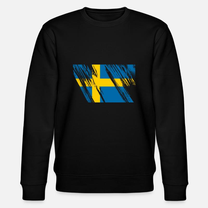 Schweden - Stanley/Stella Unisex Bio-Sweatshirt CHANGER  - Schwarz