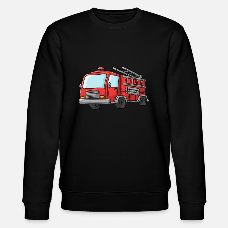 Pompier pompier véhicule - Sweat bio CHANGER Stanley/Stella Unisexe - noir
