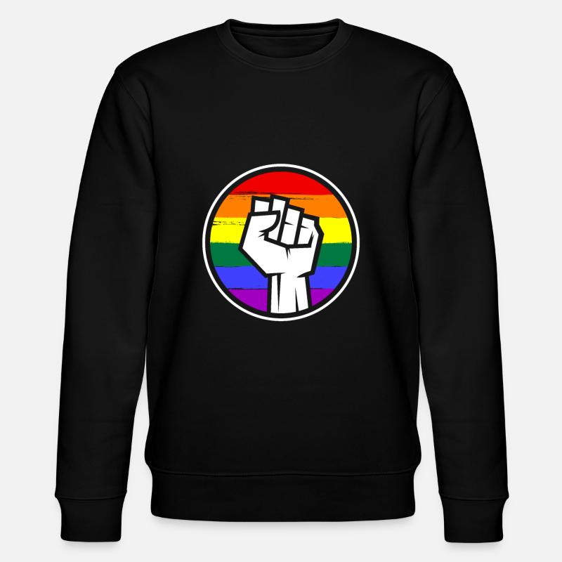 LGBT - Stanley/Stella Unisex Bio-Sweatshirt CHANGER  - Schwarz