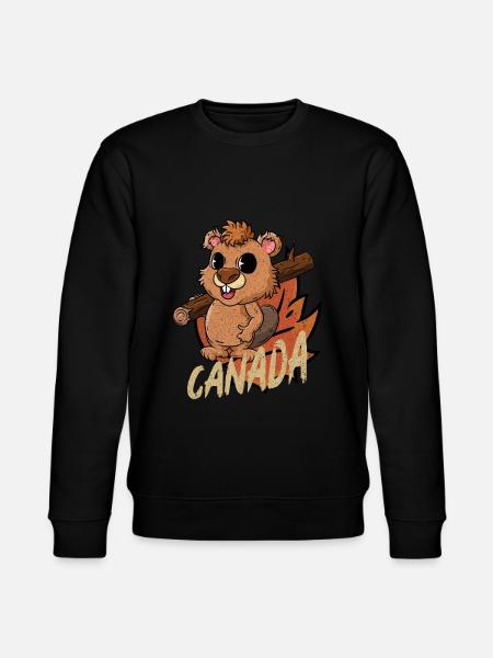 Kanada Biber - Stanley/Stella Unisex Bio-Sweatshirt CHANGER - Schwarz