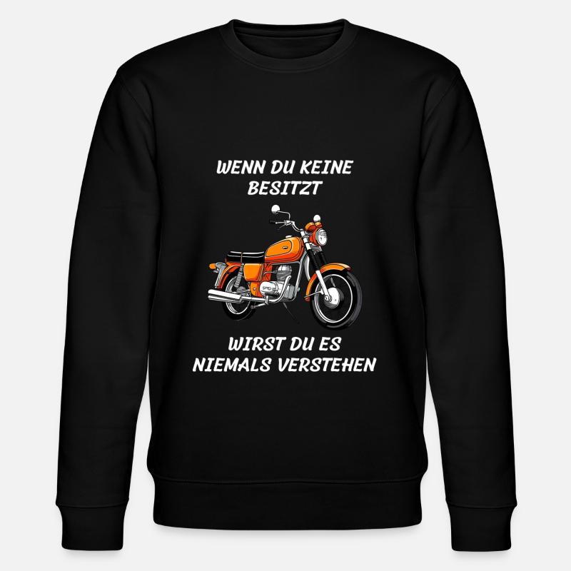 lustiger Spruch Simson - Stanley/Stella Unisex Bio-Sweatshirt CHANGER  - Schwarz