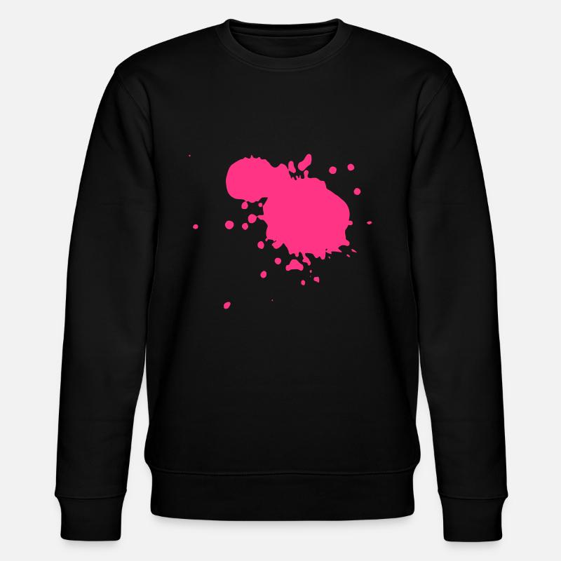 Farbklecks - Stanley/Stella CHANGER Unisex Organic Sweatshirt - black