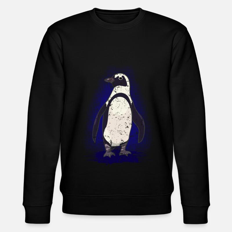 Pinguin - Stanley/Stella Unisex Bio-Sweatshirt CHANGER  - Schwarz
