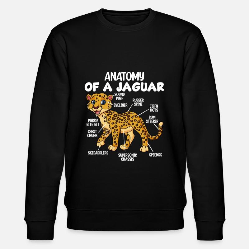 Anatomie d’un jaguar - Sweat bio CHANGER Stanley/Stella Unisexe - noir