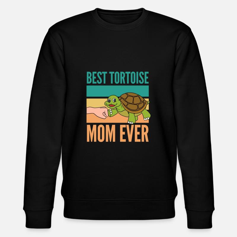 Best turtle moma ever - Stanley/Stella CHANGER Unisex Organic Sweatshirt - black