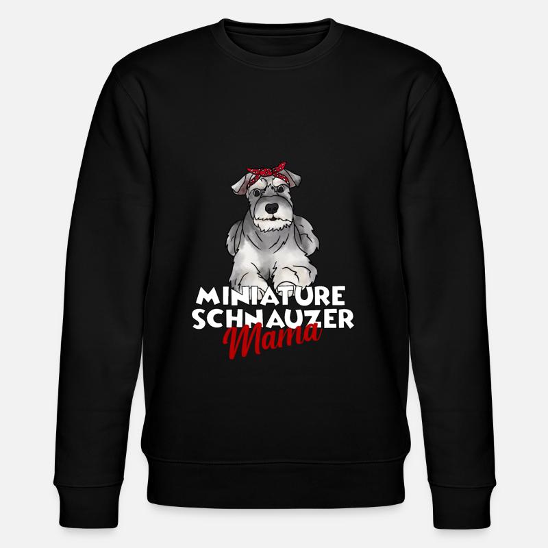 Miniature Schnauzer - Stanley/Stella CHANGER Unisex Organic Sweatshirt - black
