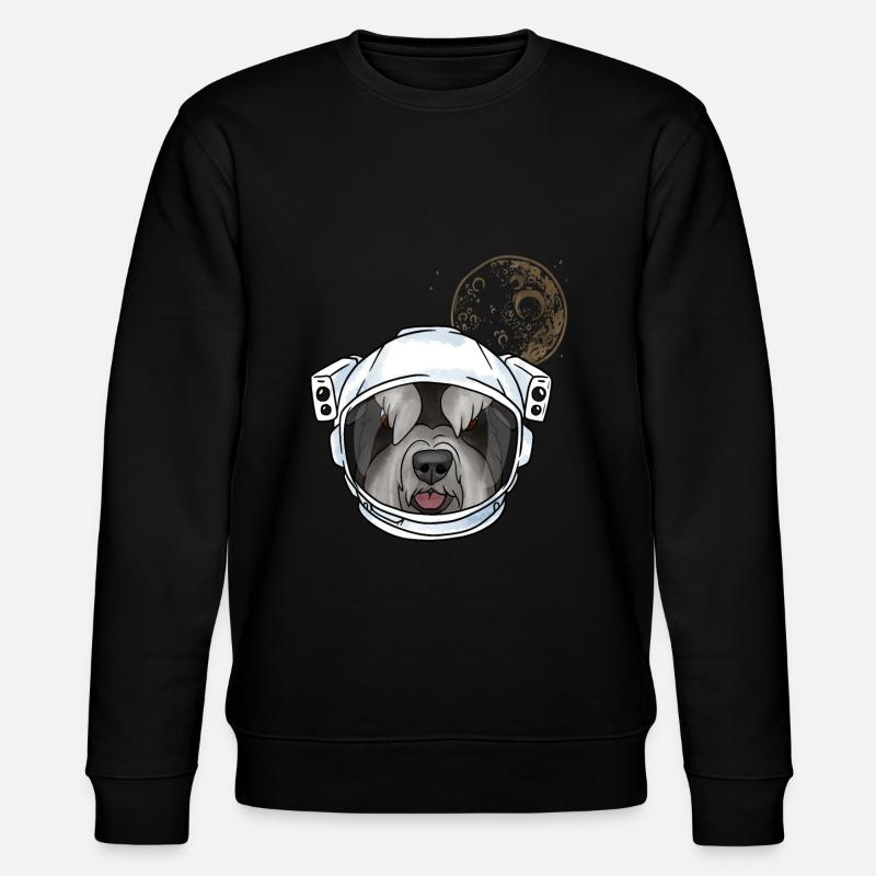 Zwergschnauzer - Stanley/Stella Unisex Bio-Sweatshirt CHANGER  - Schwarz
