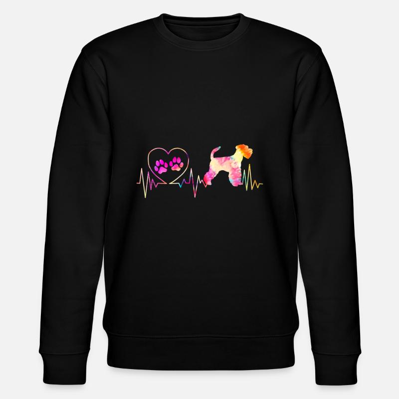 Zwergschnauzer - Stanley/Stella Unisex Bio-Sweatshirt CHANGER  - Schwarz
