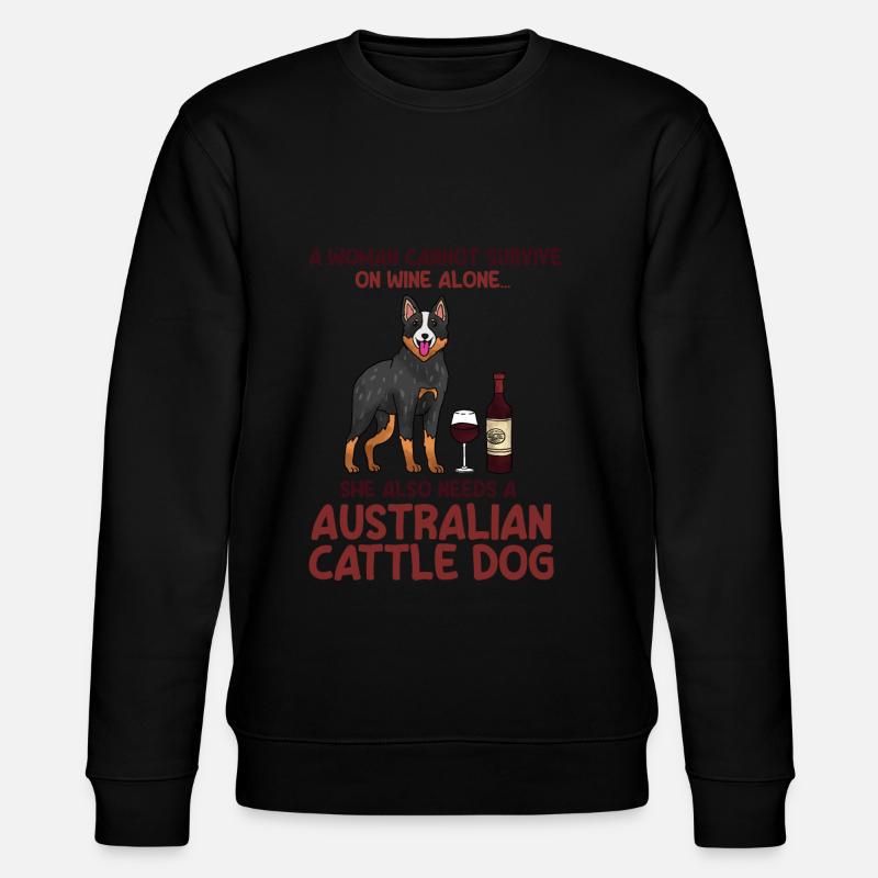 Bouvier australien - Sweat bio CHANGER Stanley/Stella Unisexe - noir