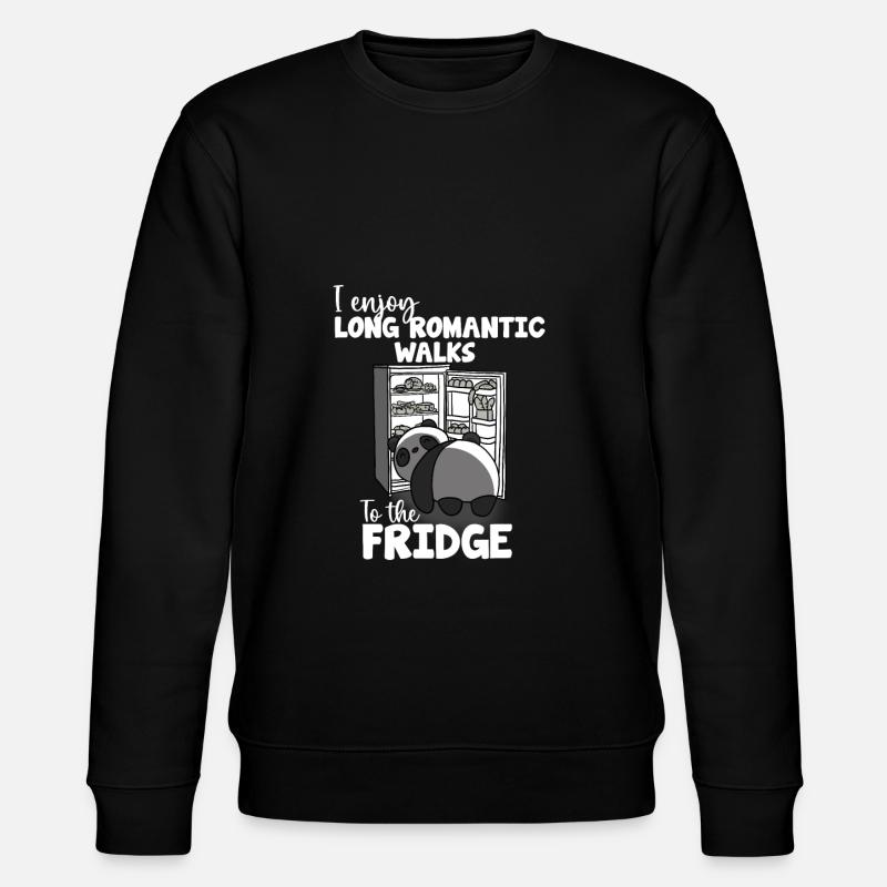 Fridge Panda - Stanley/Stella CHANGER Unisex Organic Sweatshirt - black