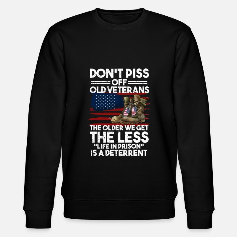 Vietnam Veteran - Stanley/Stella Unisex Bio-Sweatshirt CHANGER  - Schwarz
